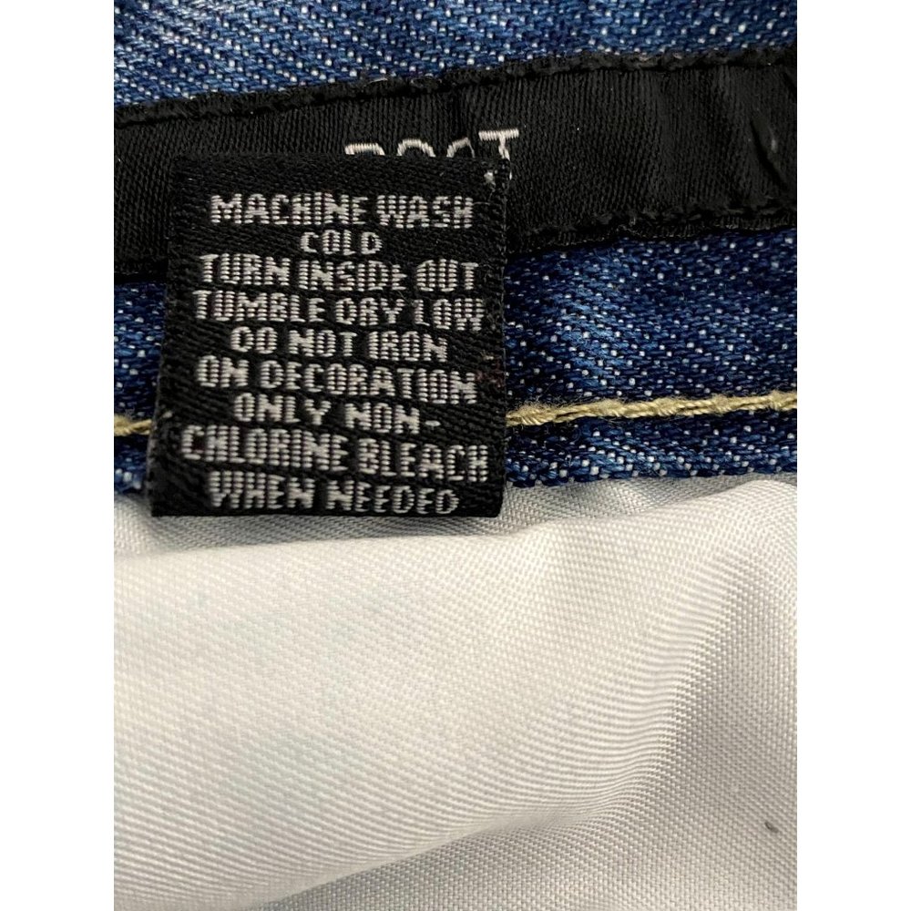 CJ Black Jeans Men 32x32 Big Hit Back Pockets Deco Button Distressed Indian Head - Picture 7 of 8